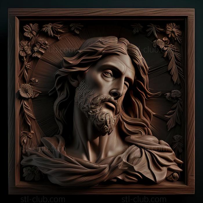 3D model st jesus (STL)